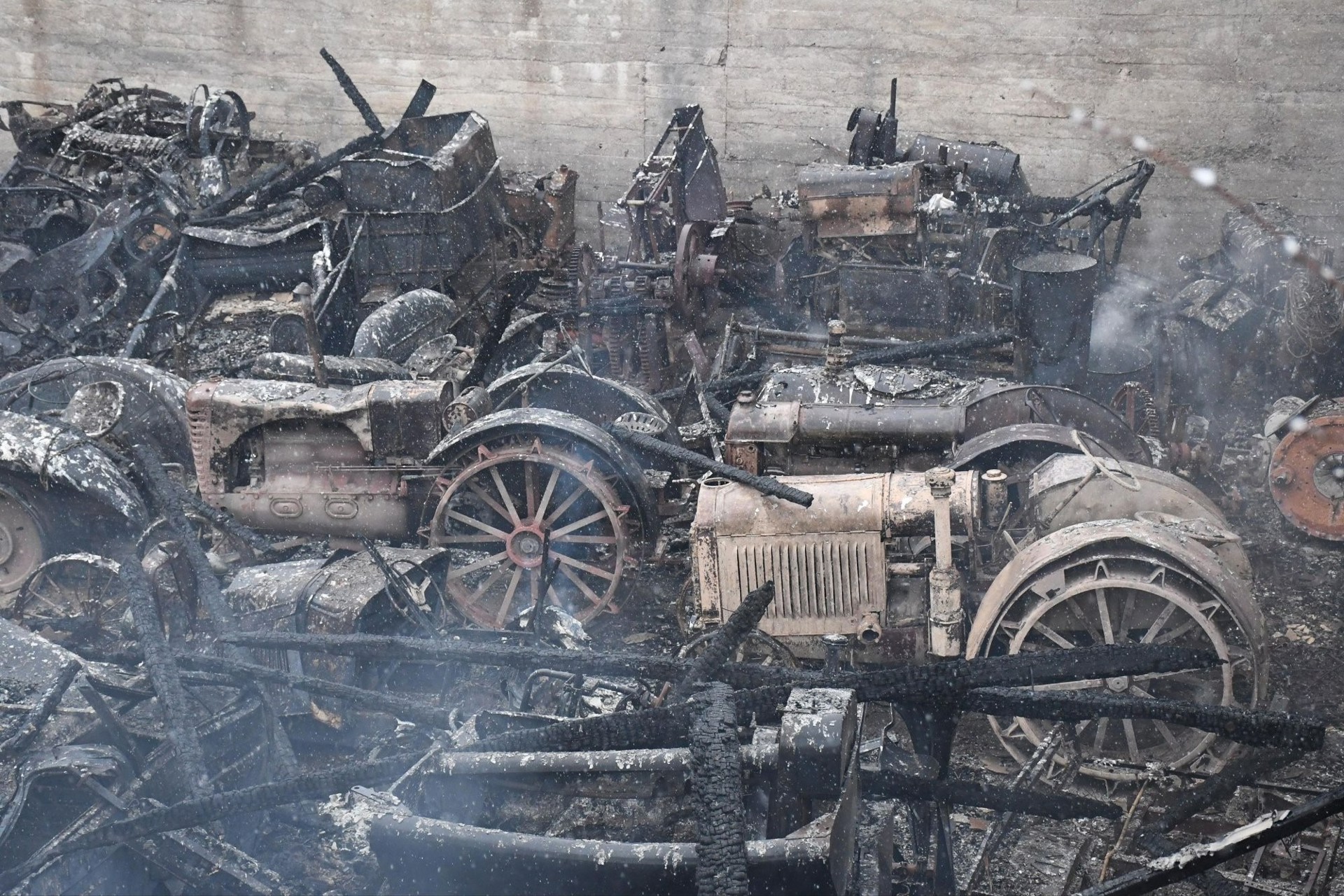 Brann ved Egge museums lager